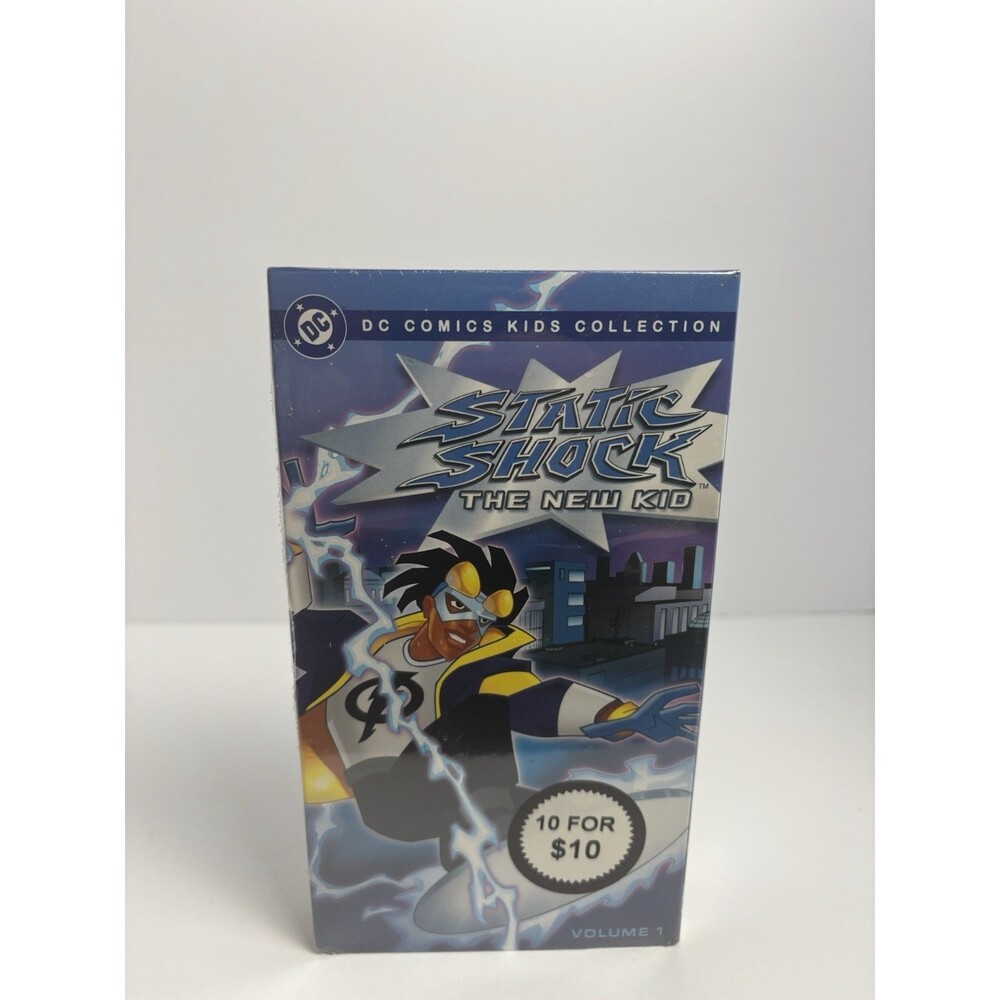 Static Shock: The New Kid VHS Tape 2004  DC Comics Kids Volume 1 Rare Sealed